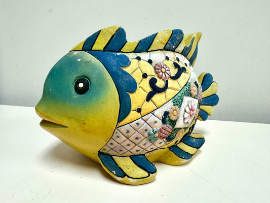 1980s Fish Shaped Planter