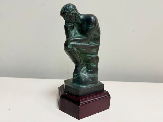 "The Thinker" Metal Statue