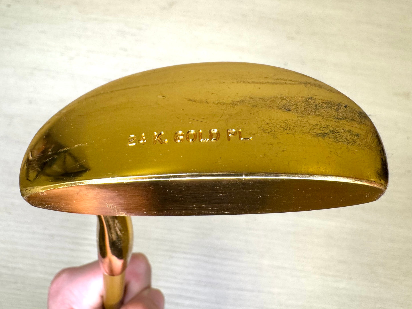 24k Gold Plated Collectible Putter