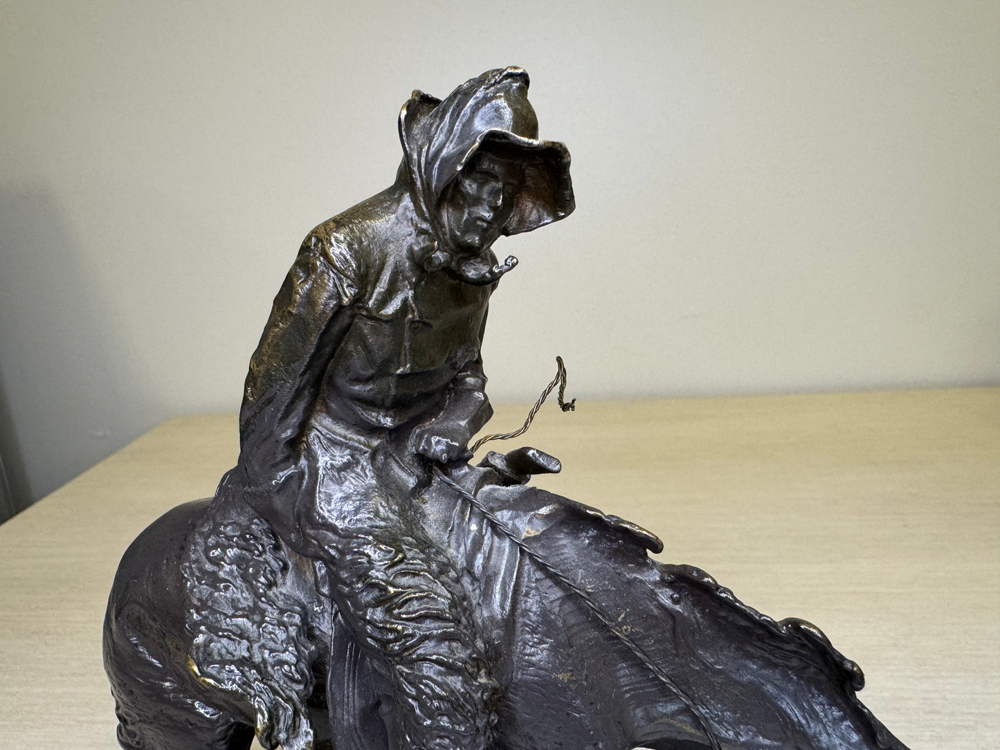 Frederic Remington Bronze Statue "The Norther"