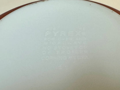 Vintage Autumn Harvest Pyrex Bowl #404