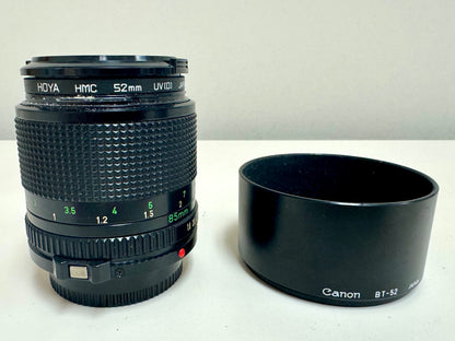 Canon 85mm f/1.8 FDn Camera Lens