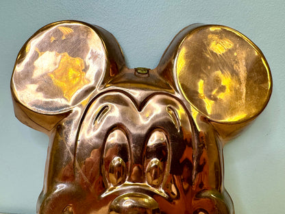 Vintage Copper Mickey Mouse Jello Mold