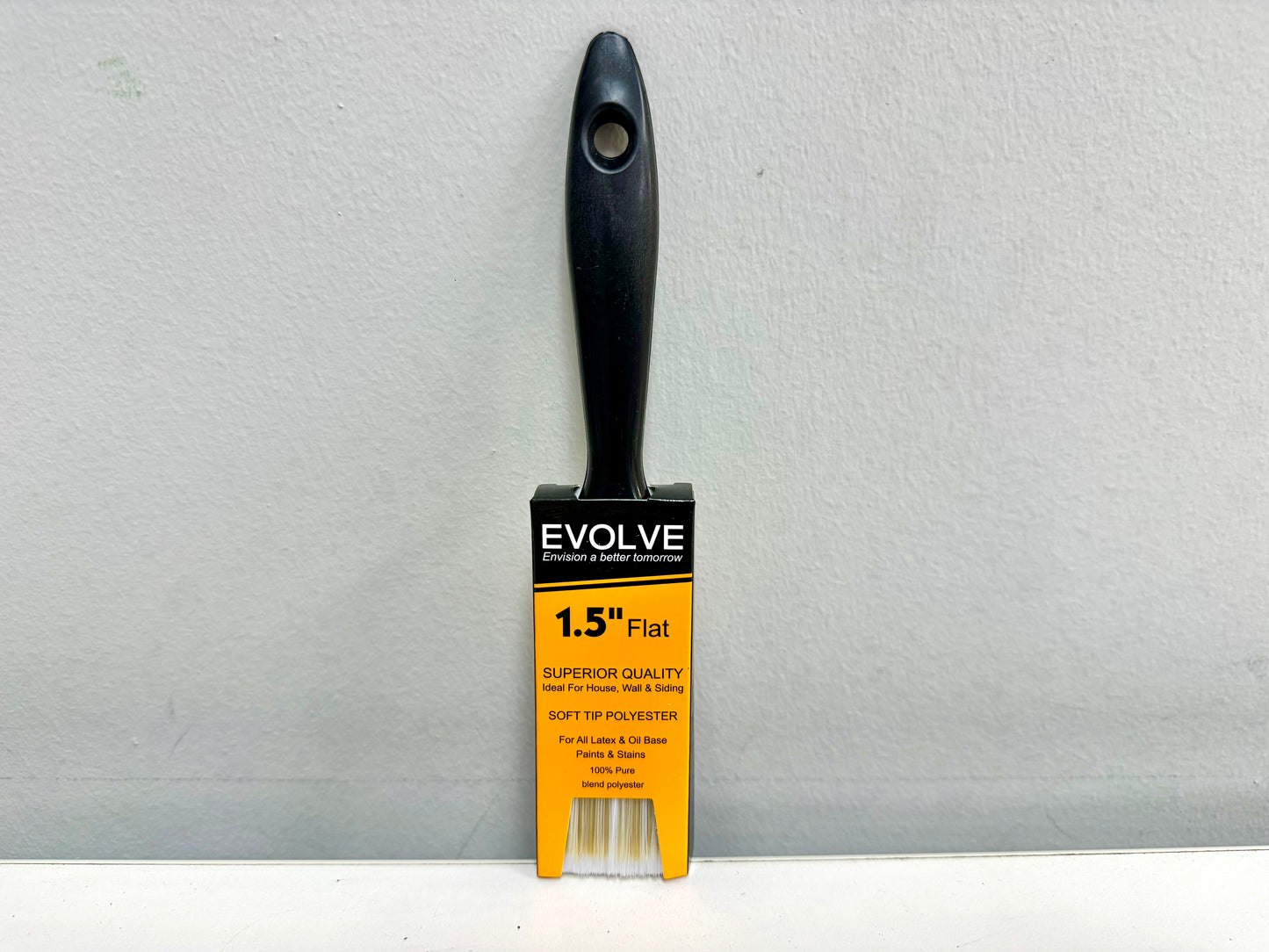 Evolve 1.5" Flat Superior Quality Paint Brush