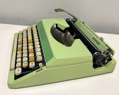 1970s Lime Green Royal Mustang Typewriter