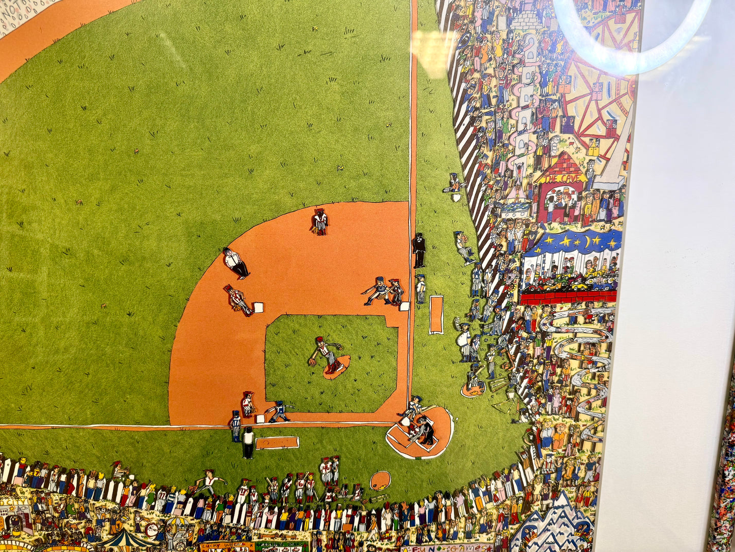 "Take Me Out To The Ball Game" Art Print James Rizzi