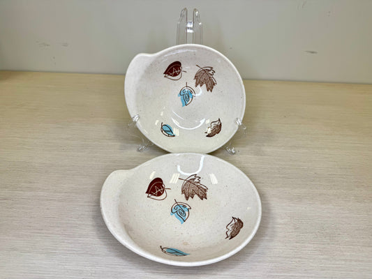 1950s Falling Leaves Plates