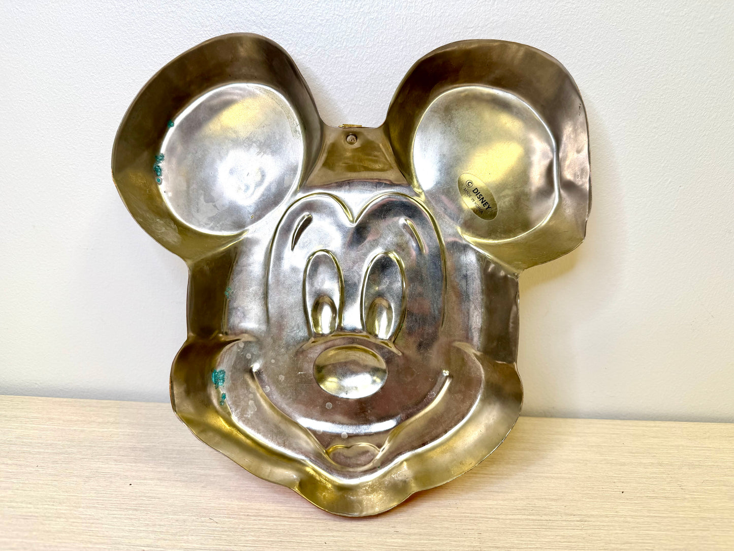 Vintage Copper Mickey Mouse Jello Mold
