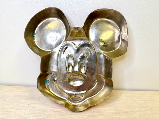 Vintage Copper Mickey Mouse Jello Mold
