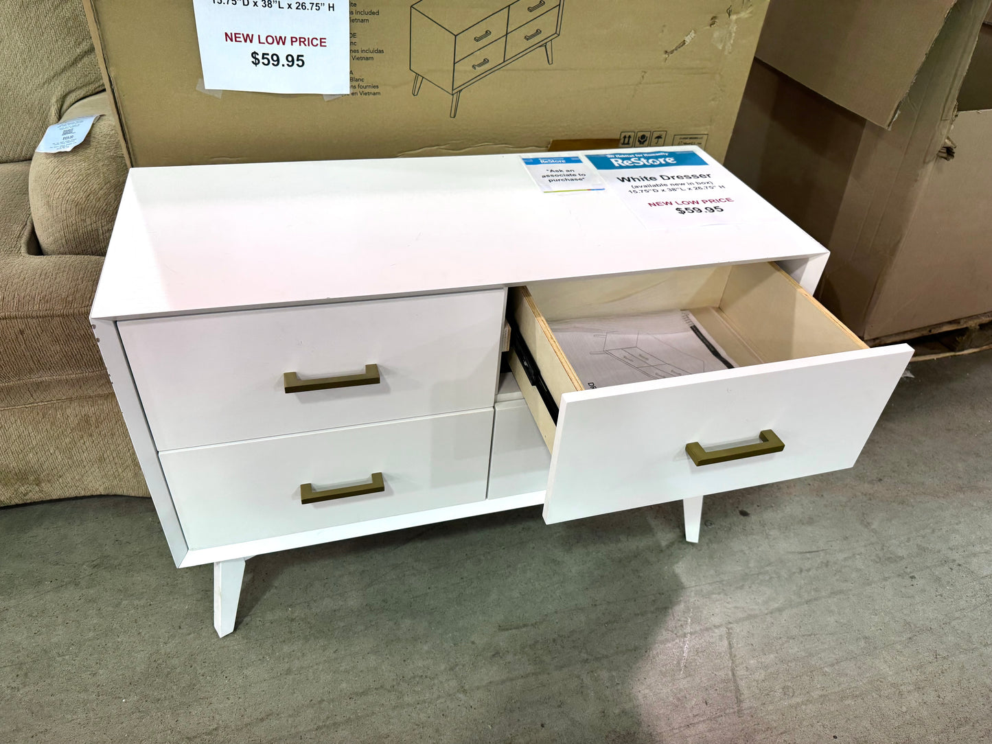 White Dresser