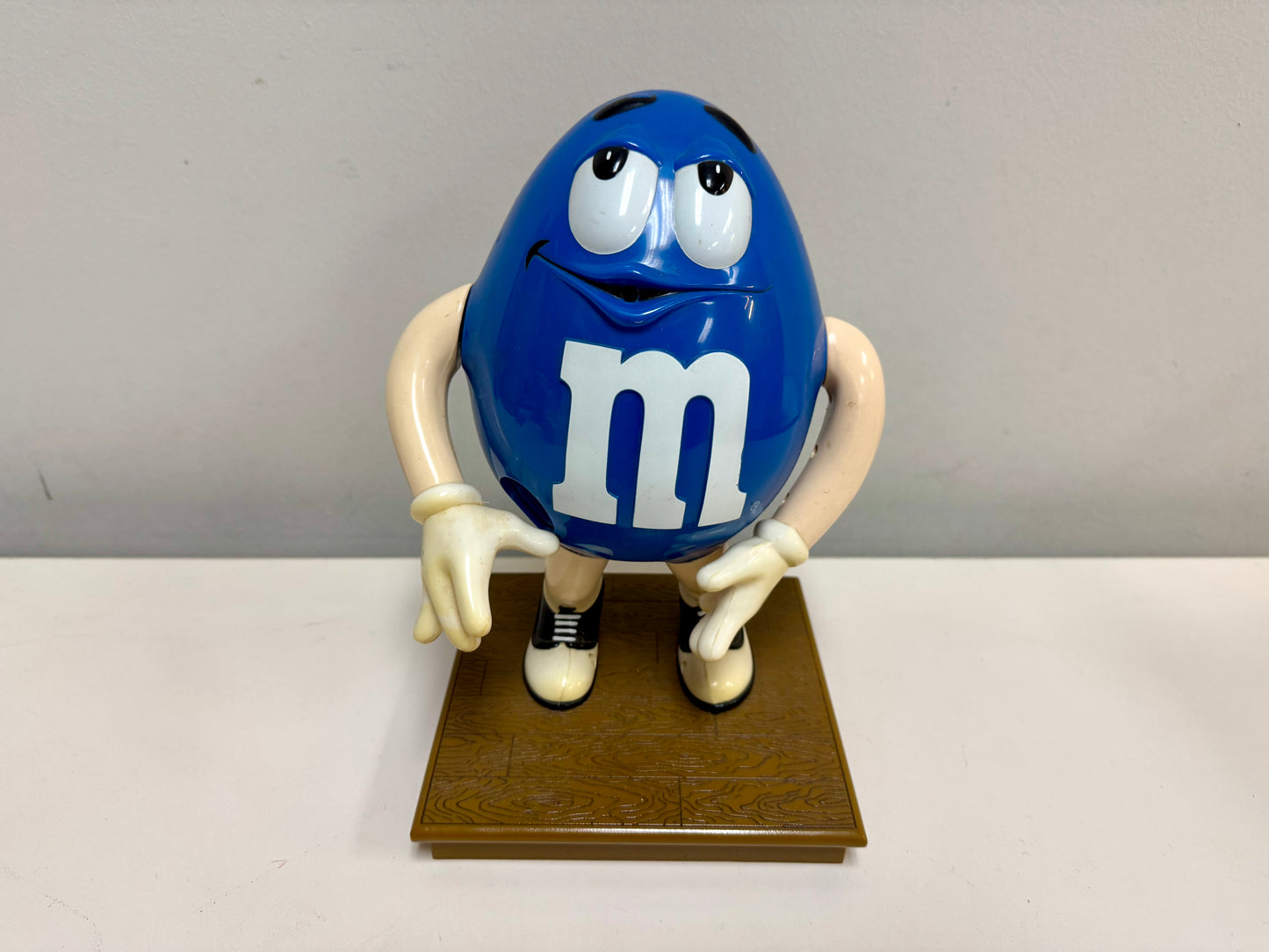 1991 Blue M&M Candy Dispenser