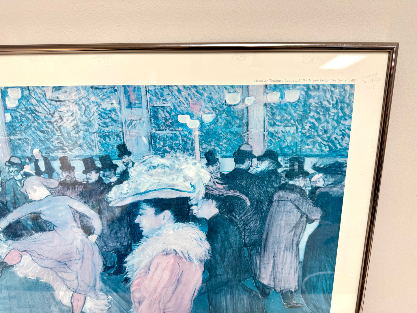 "At the Moulin Rouge: The Dance" (1890) Framed Art Print