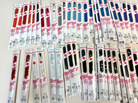 Lot of New Zippers