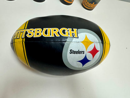 Pittsburg Steelers Football & Souvenir Cup Bundle