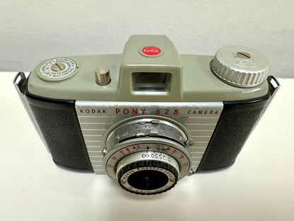 Cámara de película Kodak Pony 828 de los años 50, 35 mm, f/4.5 51 mm