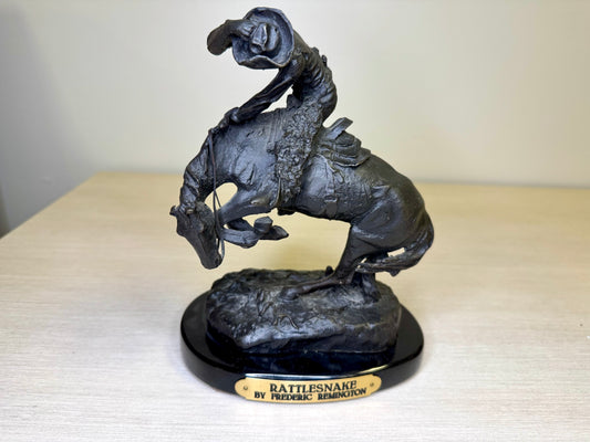 Frederic Remington Bronze Statue "Rattlesnake"