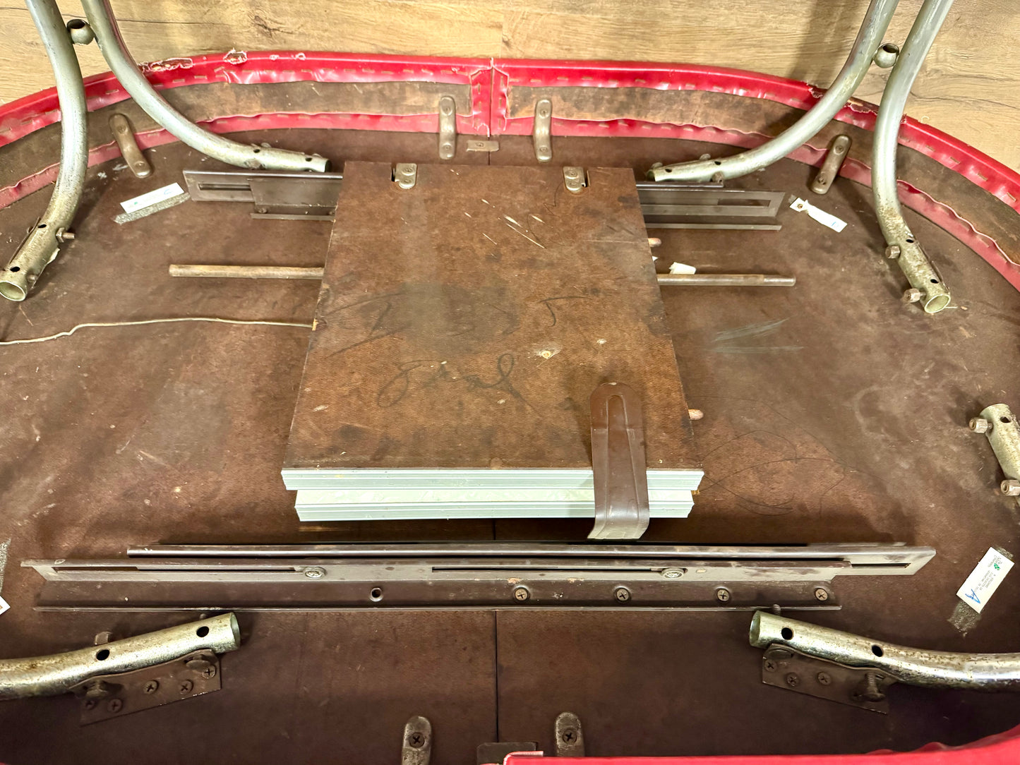 1950s Red Dining Set