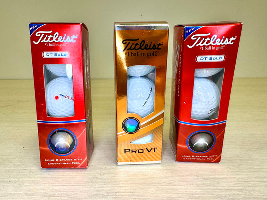Titlelist Pro V1 & DT Solo Golf Balls