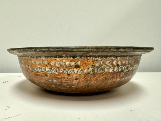 Vintage Hammered Copper Bowl