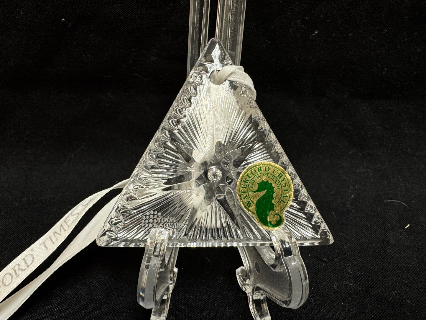 Waterford Crystal Christmas Ornament Times Square 2000 "Star of Hope"