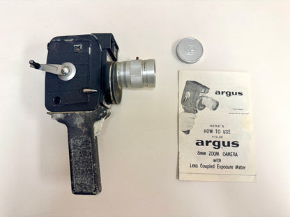 1960s Argus Metermatic 8mm Zoom Movie Camera