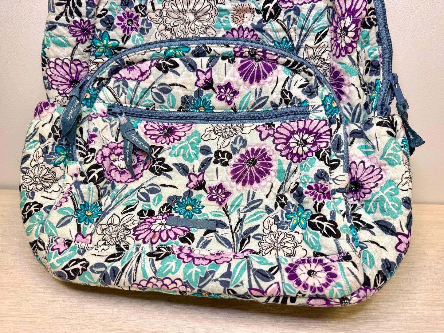 Vera Bradley "Penelope Garden" Pattern Backpack