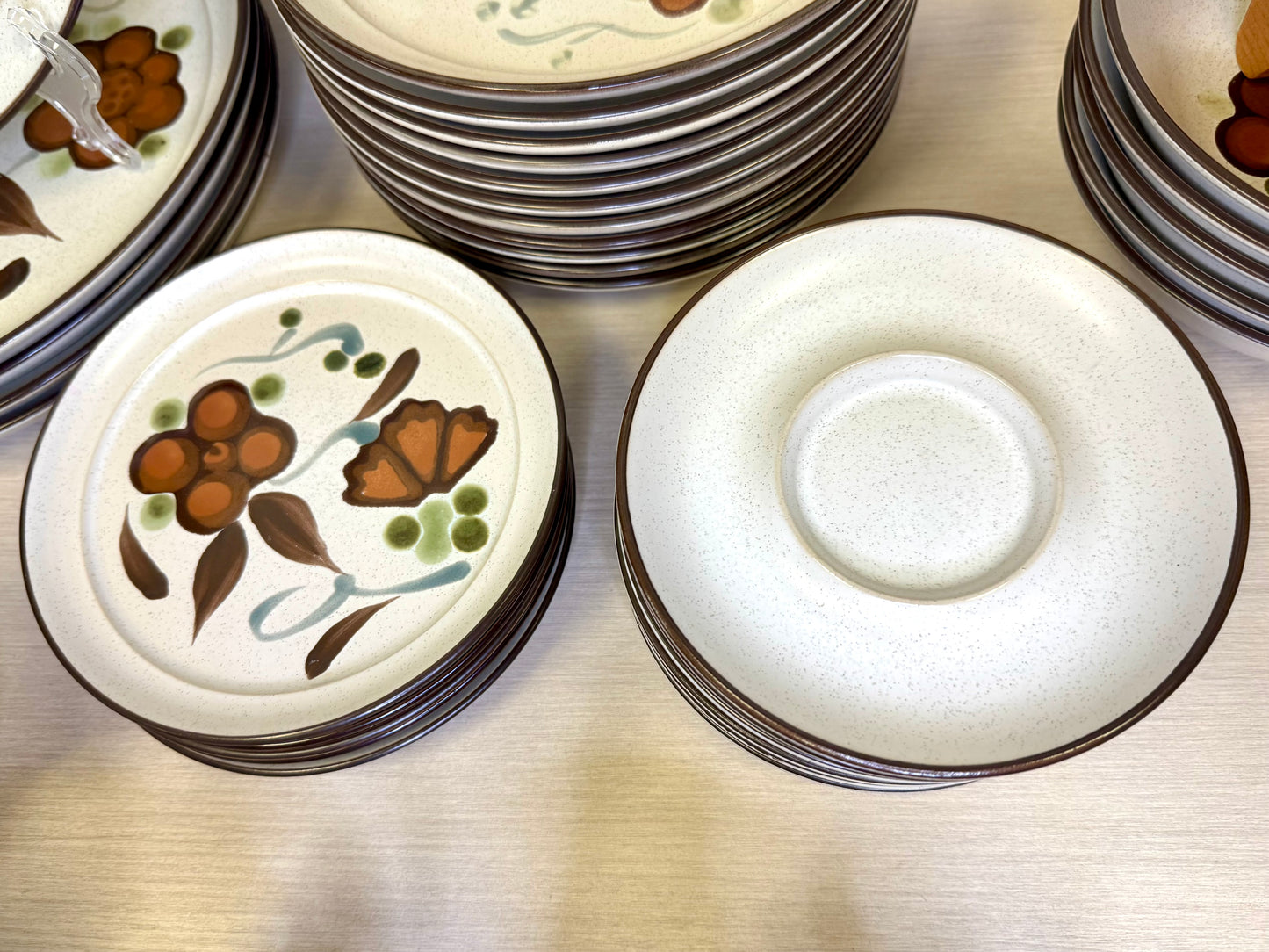 Noritake Folkstone Orinda Stoneware Plate, Bowl & Mug Set