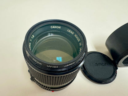 Canon 85mm f/1.8 FDn Camera Lens