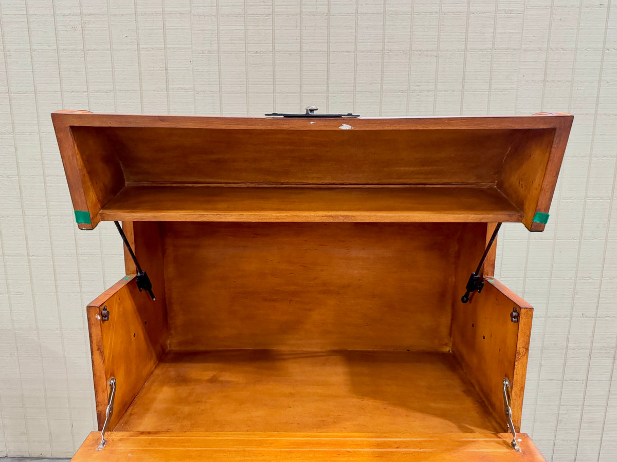 Carved Wooden Bar Cabinet