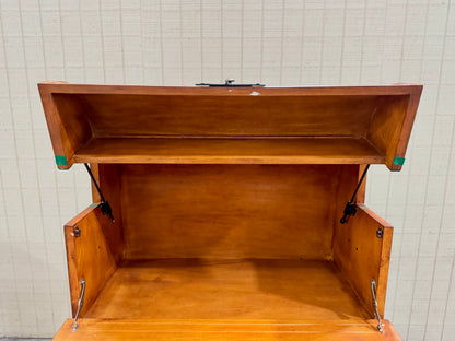 Carved Wooden Bar Cabinet