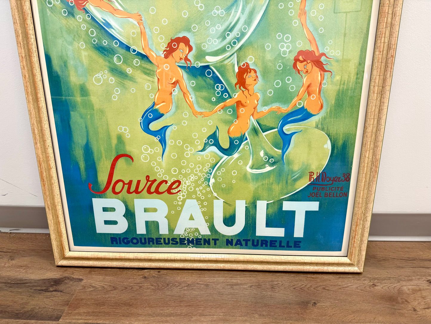 Source Brault Sparkling Water Framed Poster