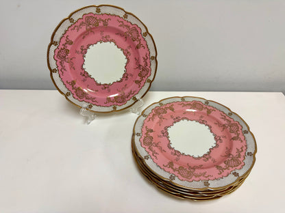 Shumann Bavaria Pink/Gold Plate Set