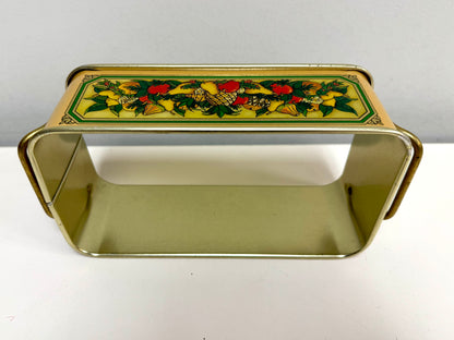 1981 Teleflora Tin Pyrex Loaf Pan Holder