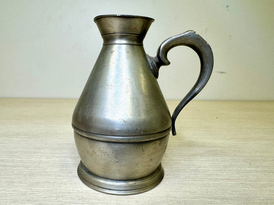 Vintage Pewter Haystack Pitcher