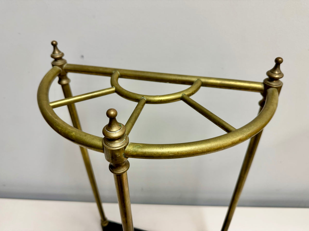 Antique Brass & Cast Iron Umbrella Stand
