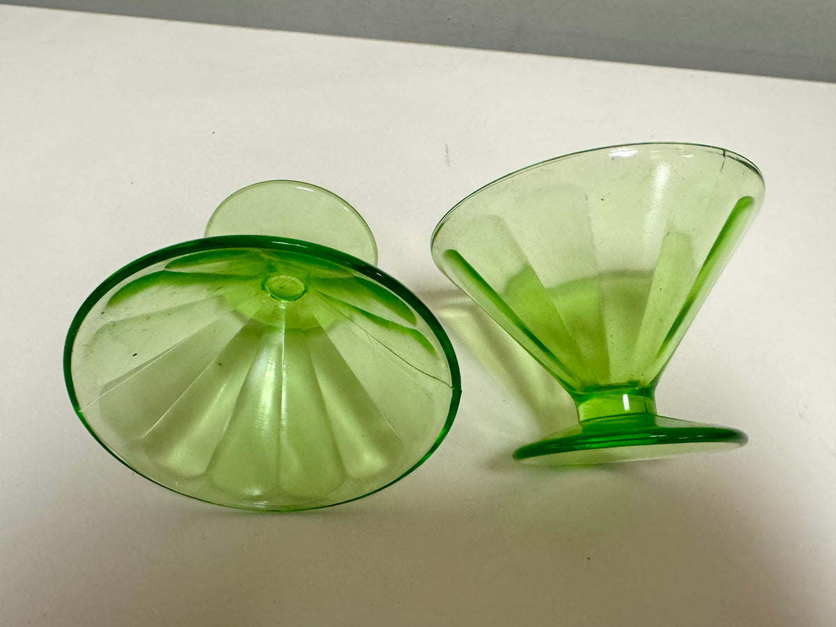 Federal Glass Company Depression Green Glass Set
