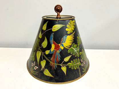 Copper Tipped Metal Lamp Shade