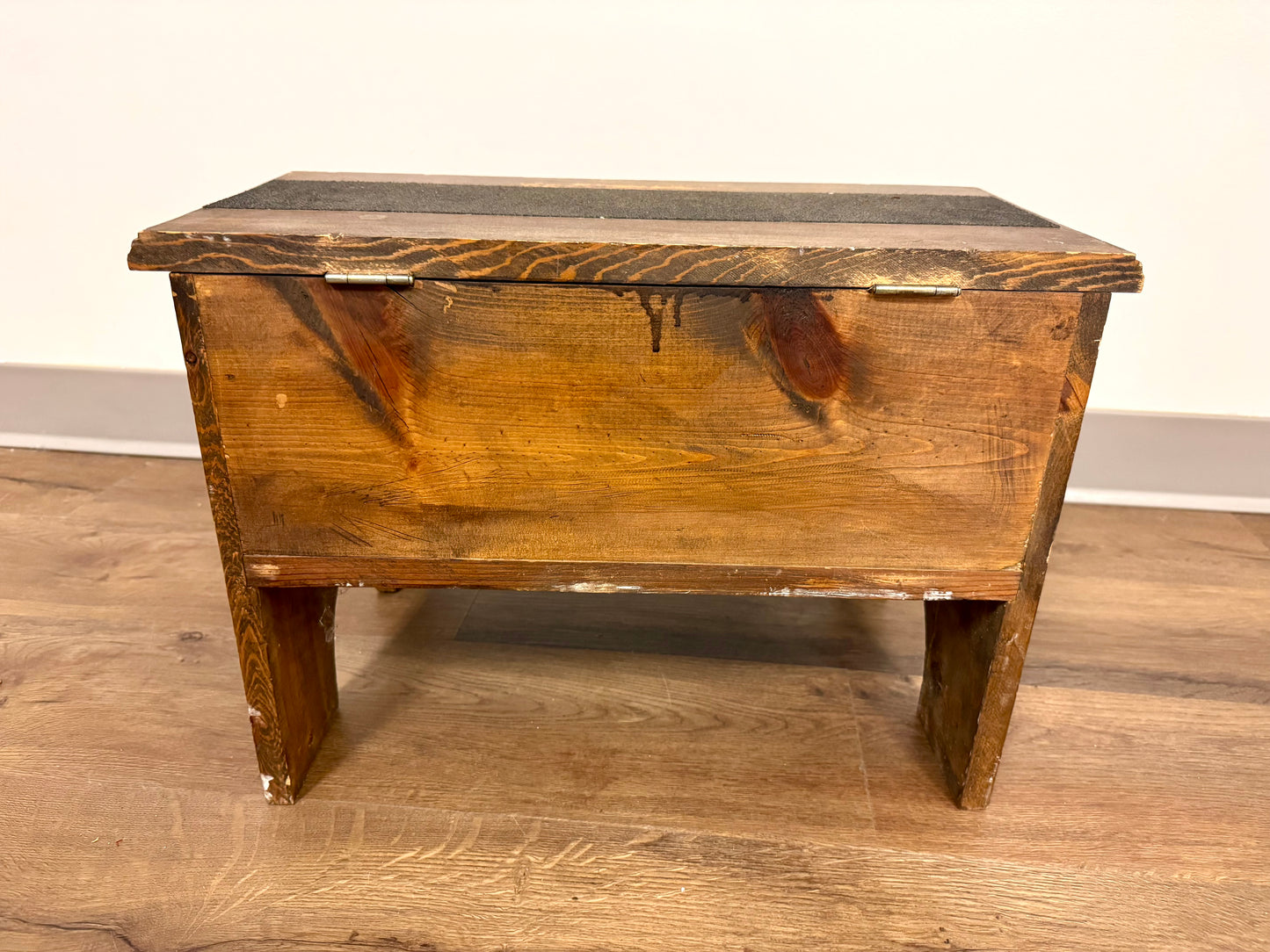 Vintage Two Step Stool with Storage