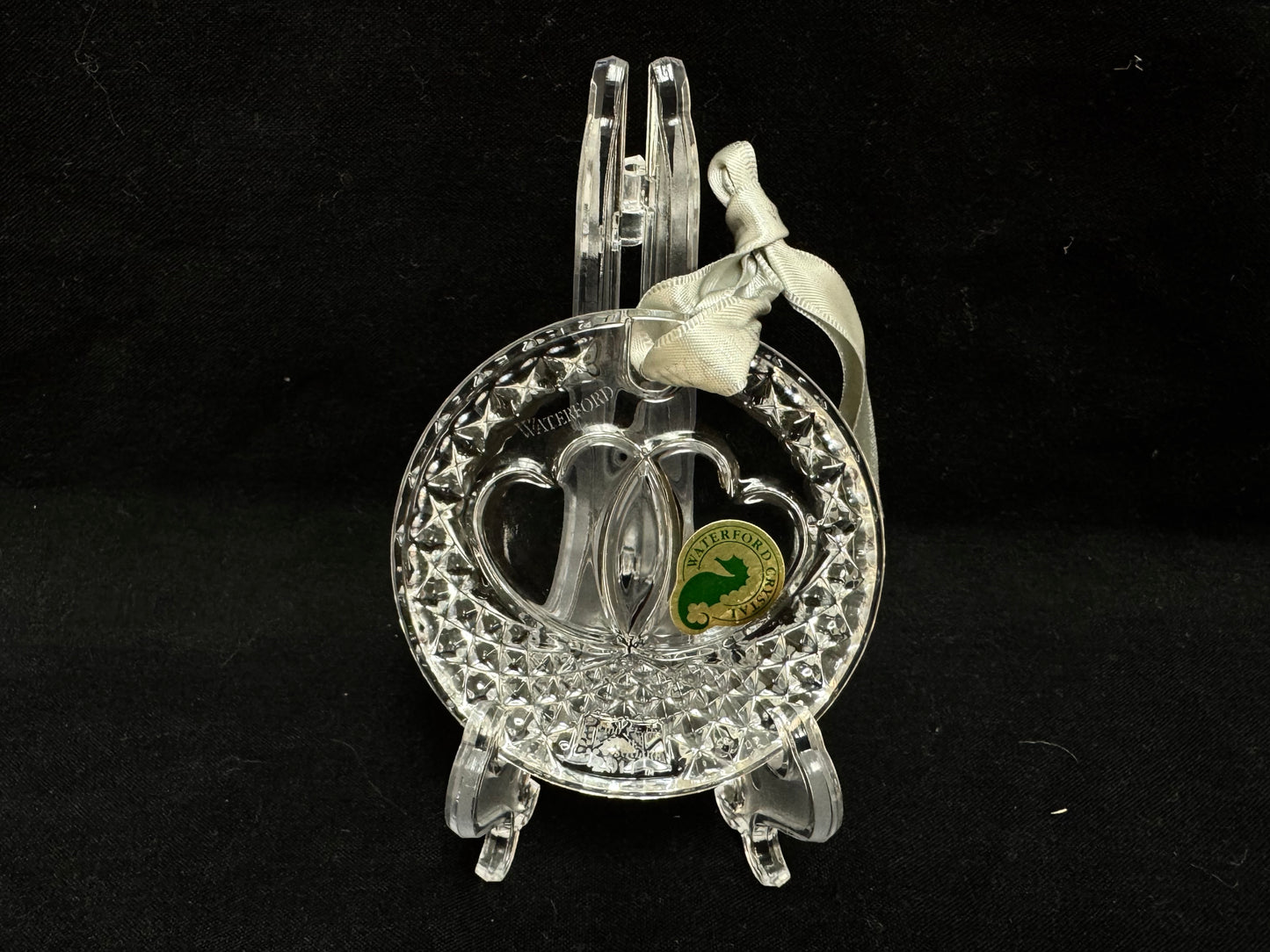 Waterford Crystal Christmas Ornament Times Square 2011 "Let There Be Love"