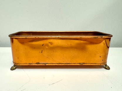 Antique Copper Windowsill Planter