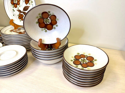 Noritake Folkstone Orinda Stoneware Plate, Bowl & Mug Set