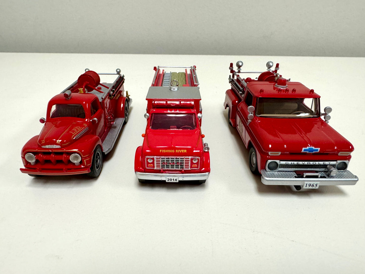Firetruck Christmas Ornament Bundle