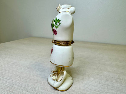 Porcelain Victorian-Style Trinket Box