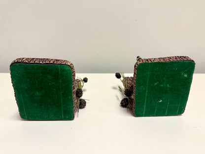 Black Bear Resin Bookend Pair