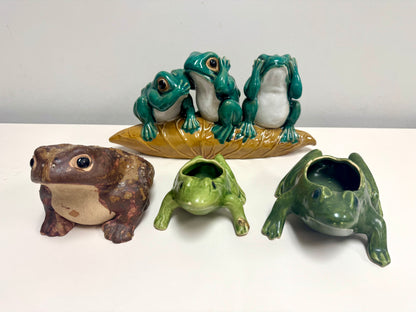 Ceramic Frogs