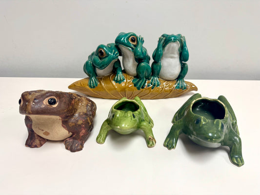 Ceramic Frogs