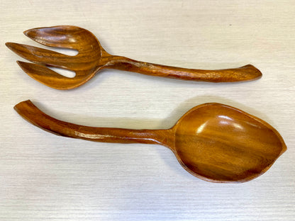 Ensaladera de madera de monkeypod hawaiano Sorensen