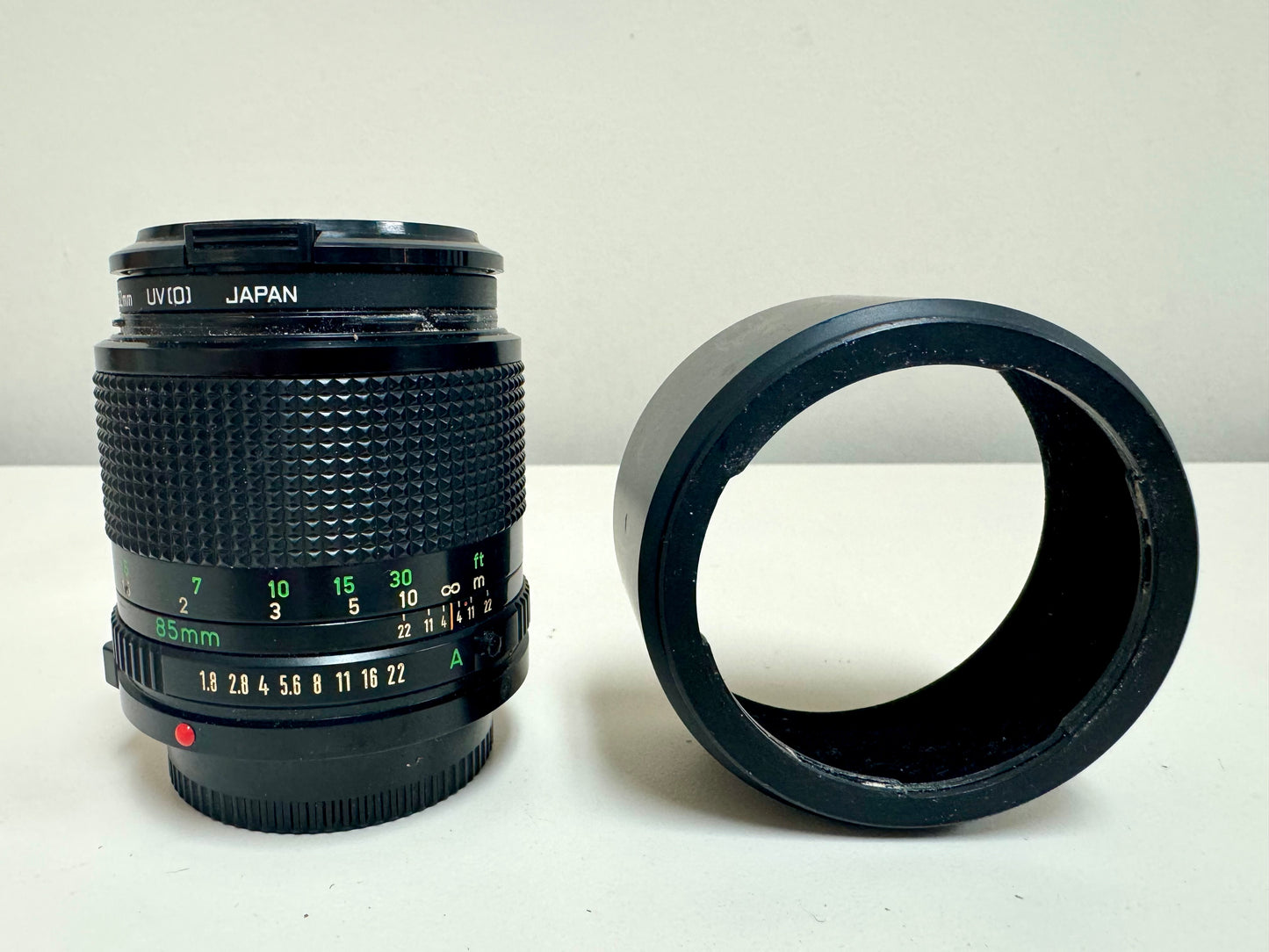 Canon 85mm f/1.8 FDn Camera Lens