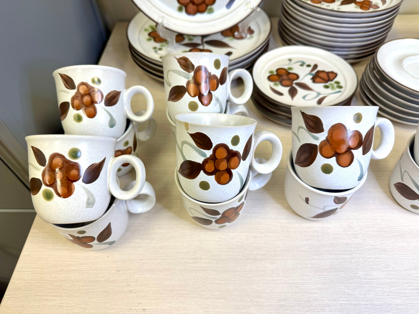 Noritake Folkstone Orinda Stoneware Plate, Bowl & Mug Set