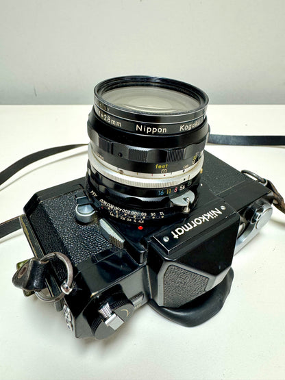 1960s Nikkormat FTN 35mm Film Camera & Lenses Set